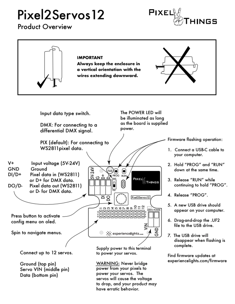 12 Output Servo Controller - Pixel2Servos12 - Image 4