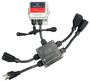 3 AC Output Relay Controller - Pixel2Relays3